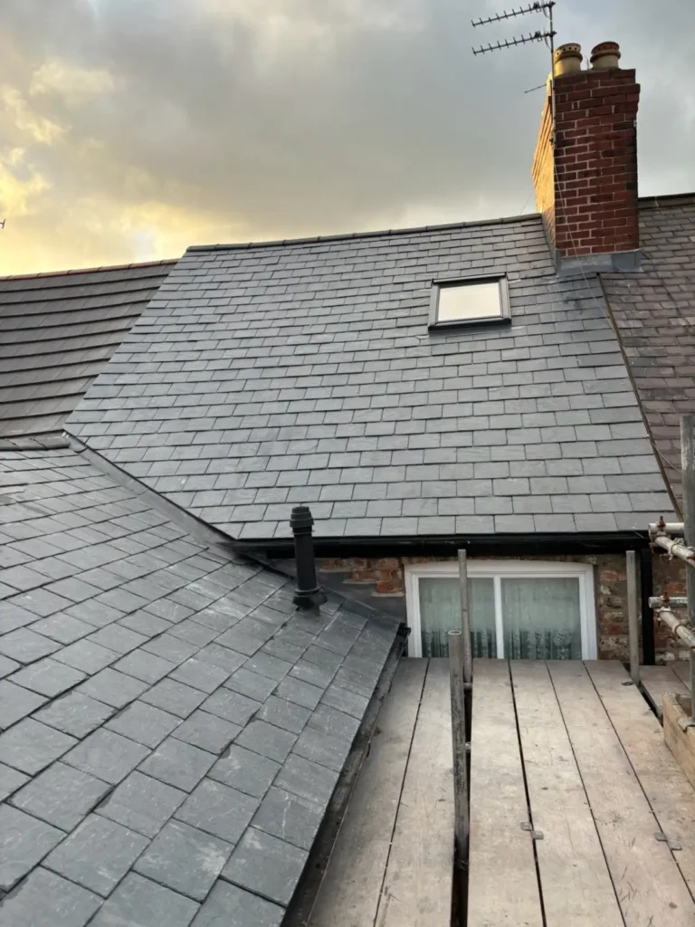 Slate Roofing Detail Extension - Roof York