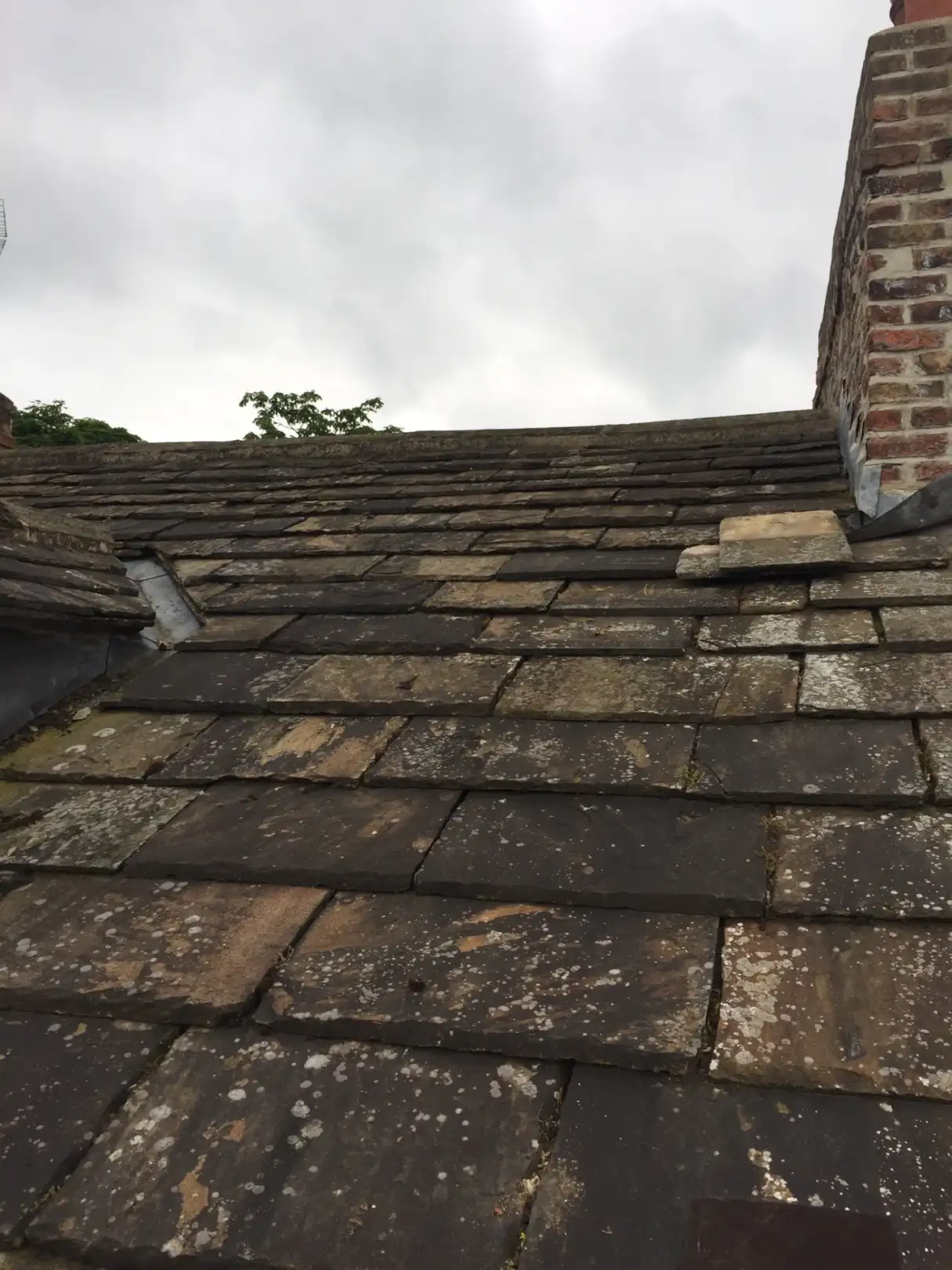 stone slate roof repair